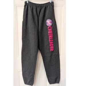 World Class Championships Cheerleader Sweatpants Small Gray Jerzees